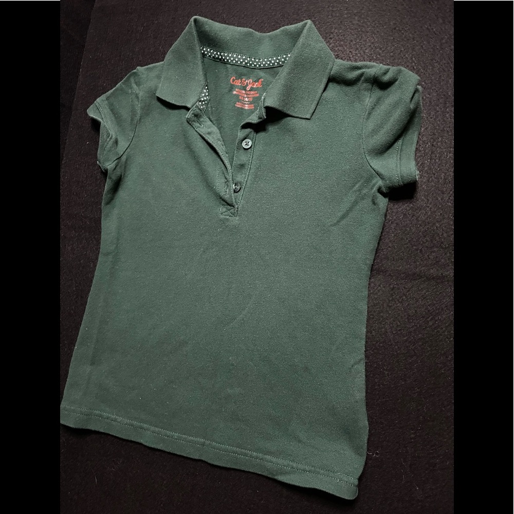 Cat & Jack Polo Shirt - Size XS ~ 4/5 Hunter Green